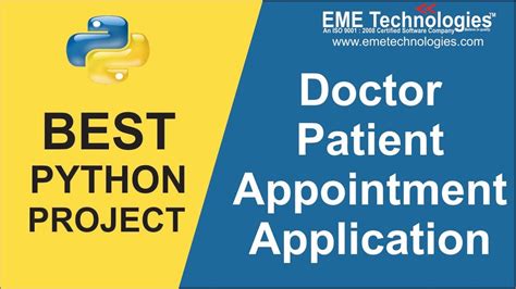 This application is helpful for both patient and doctor book and schedule appointments. . Doctor appointment system python project